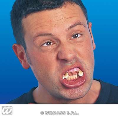 Man With Weird Teeth Funny Image