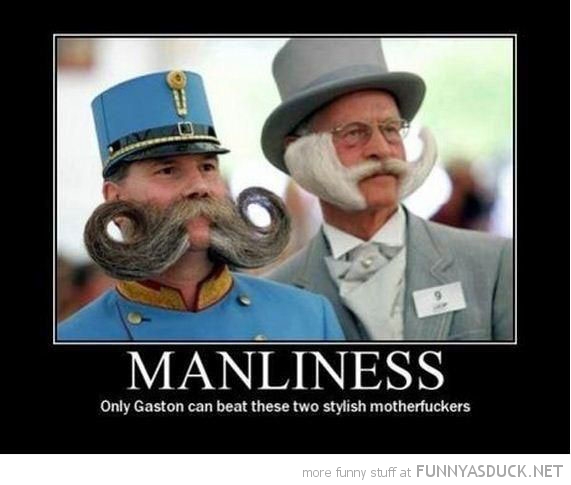 Manliness Funny Old Men Poster