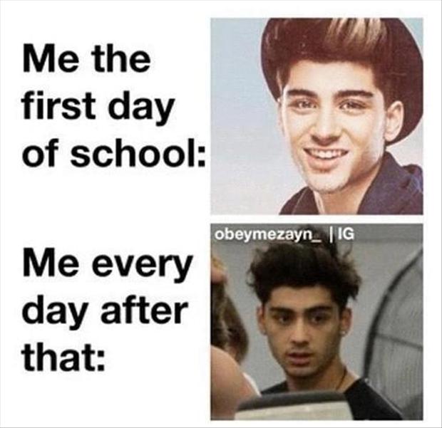 Me The First Day Of School Funny Picture
