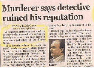 Murderer Says Detective Funny Newspaper