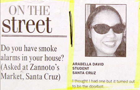 On The Street Do You Have Smoke Funny Newspaper