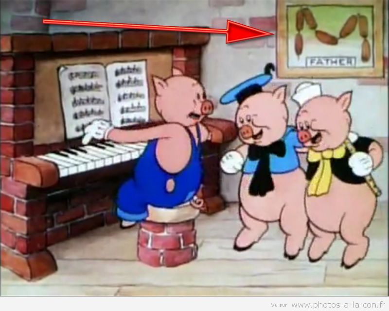 Pigs Playing Piano And Dancing Funny Cartoon