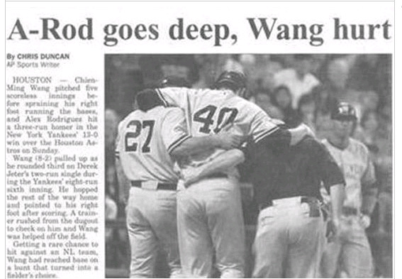 Rod Goes Deep Wang Hurt Funny Newspaper