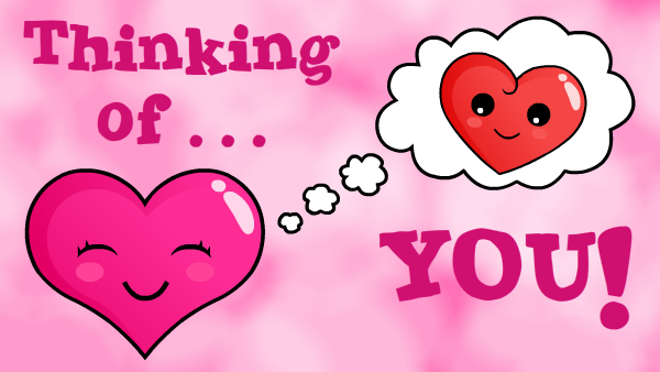 Thinking Of You Hearts Facebook Cover Picture