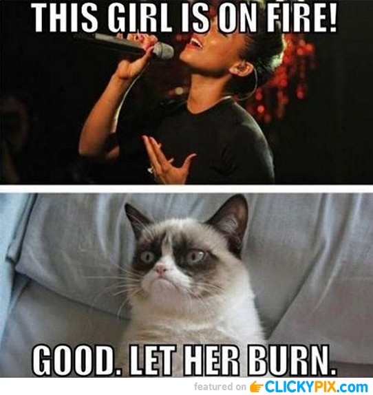 This Girl Is On Fire Funny Meme