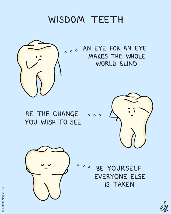 Wisdom Teeth Funny Quotes Picture