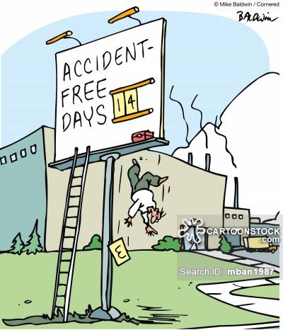 Accident Free Day Funny Safety Cartoon