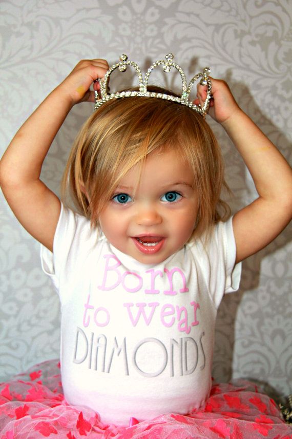 Baby Girl With Crown Funny Picture