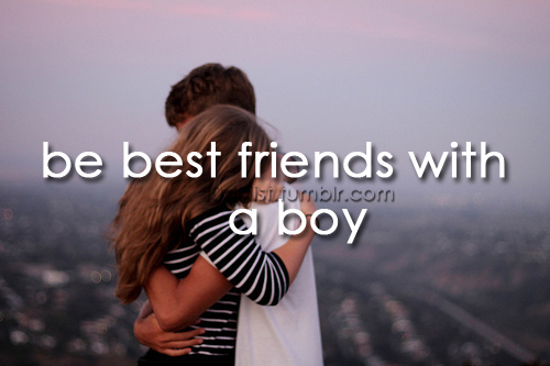 Be Best Friends With A Boy