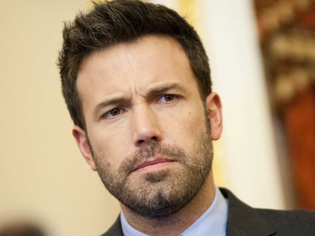 Ben Affleck Stressed and looking sad