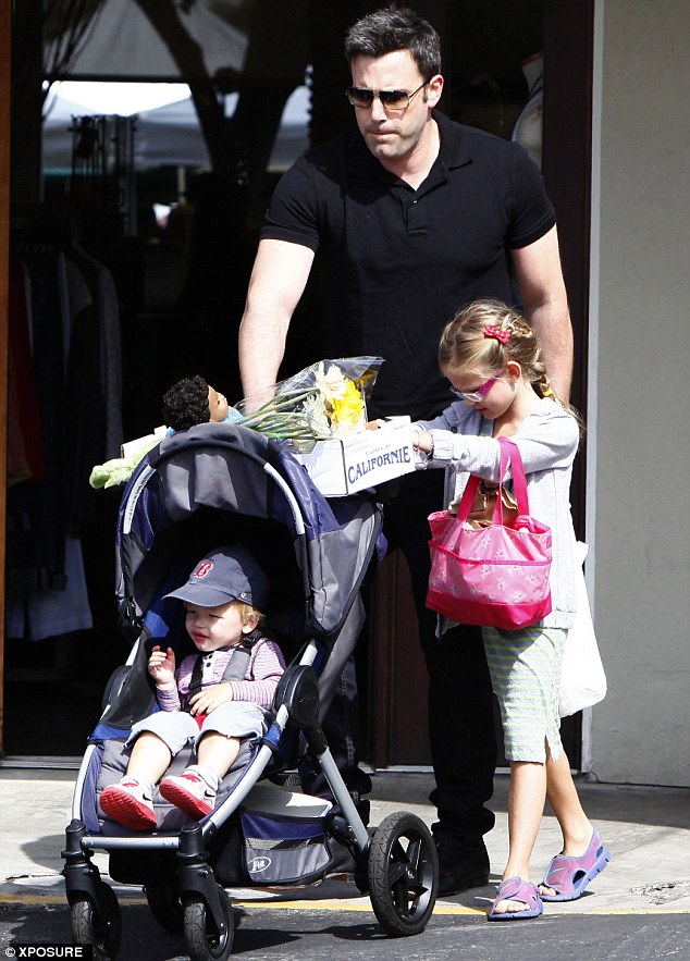 Ben Affleck With His Kids