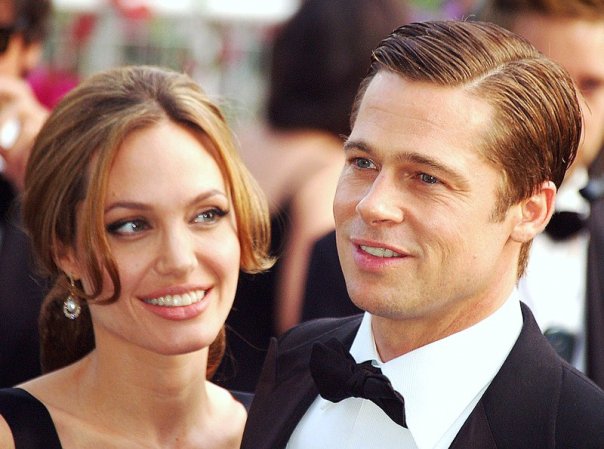 Brad Pitt and Angelina Jolie at the Cannes premiere of A Mighty Heart in May 2007