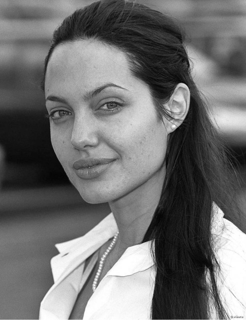 Cute Smiling Young Angelina Jolie