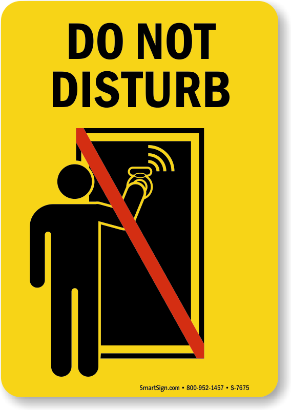  Do Not Disturb   -  4