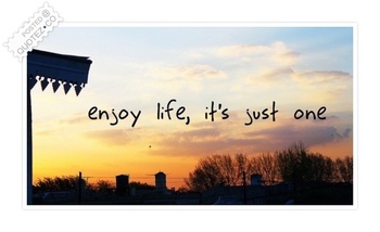 Enjoy Life It's Just One