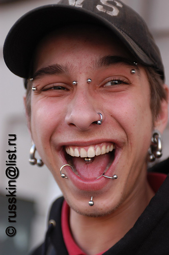 Face Piercing Image by Russkin