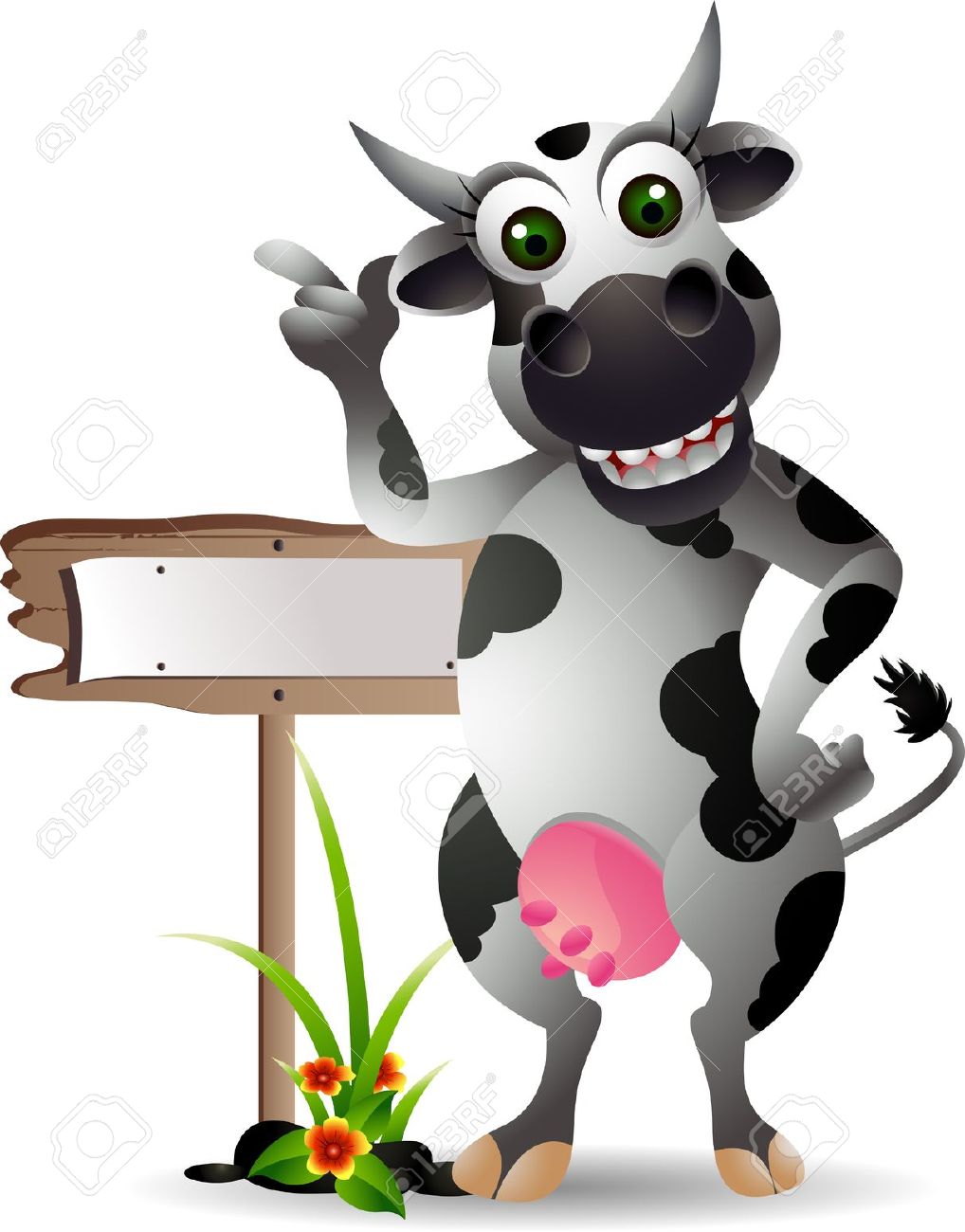 Funny Cow Clipart