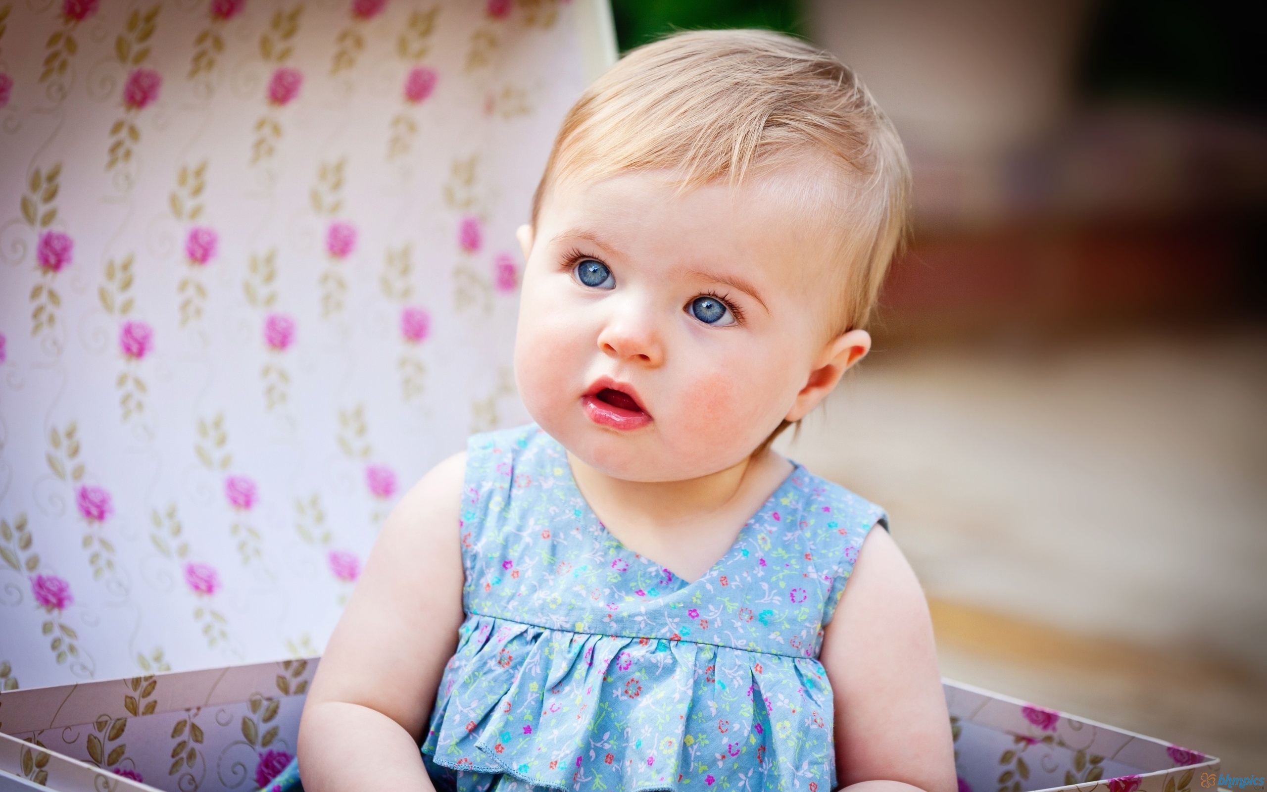 Funny Cute Baby Girl Wallpaper