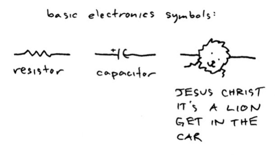 Funny Electronic Symbols Image