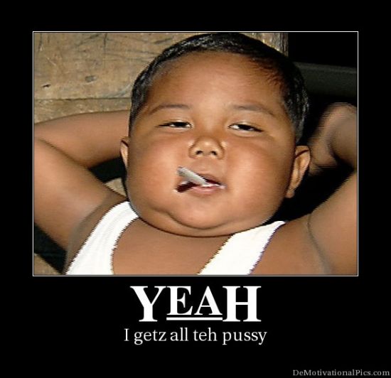 Funny Fatty Baby Smoking Picture