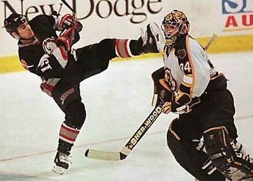 Funny Hockey Falling Picture
