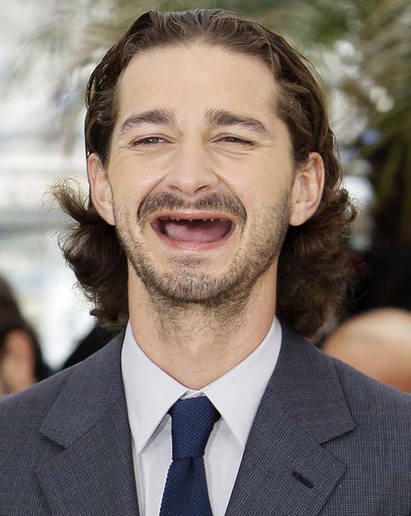 Funny Hollywood Actor Laughing Without Teeth