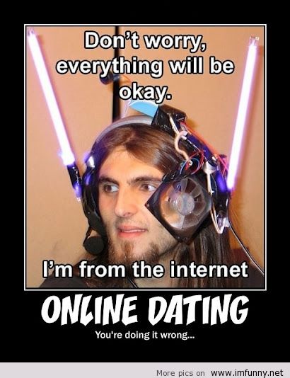 Funny Online Dating Poster
