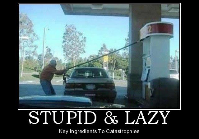 Funny Stupid Lazy Guy