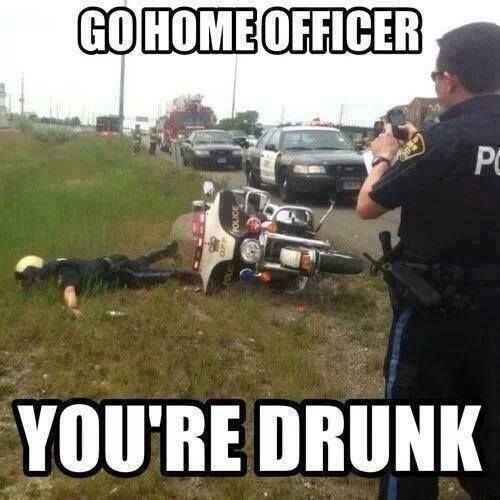 Go Home Officer You Are Drunk Funny Meme