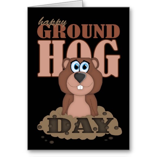 Happy Groundhog Day Greeting Card Picture