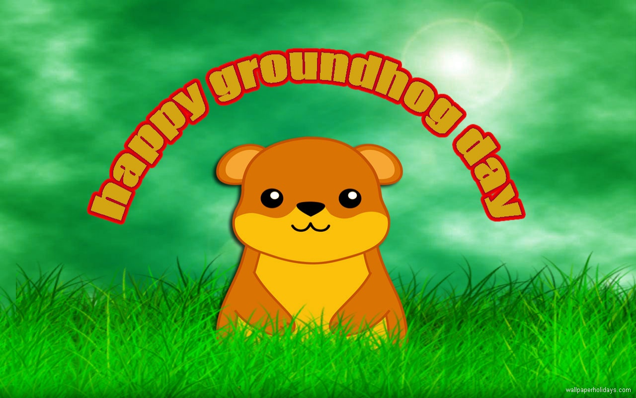 Happy Groundhog Day Wishes Wallpaper