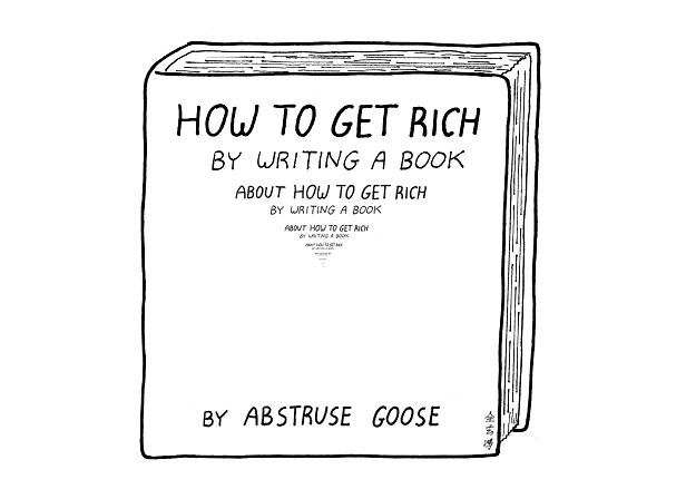 How To Get Rich By Writing A Book Funny Math Image