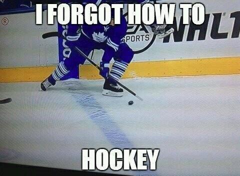 I Forget How To Hockey Funny Picture