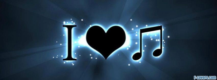 I Love Music Facebook Cover Image