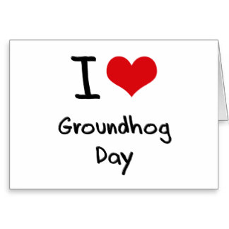 I Love You Groundhog Day Card