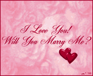 I Love You Will You Marry Me Heart Beat Animated Picture