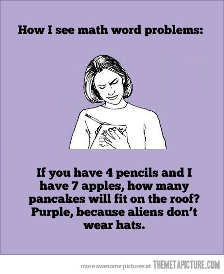 If I Have 4 Pencils And I Have 7 Apples How Many Pancakes Will Fit On The Root Funny Math Question