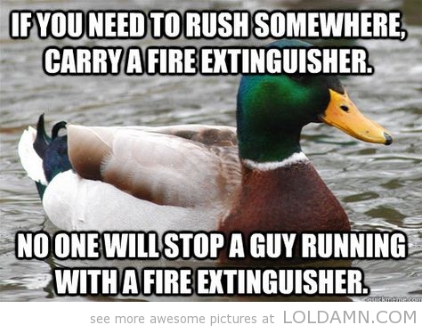 If You Need To Rush Somewhere Funny Duck Meme