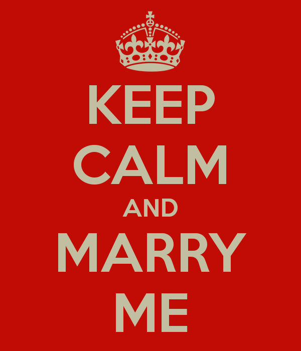 Keep Calm And Marry Me Picture For Facebook