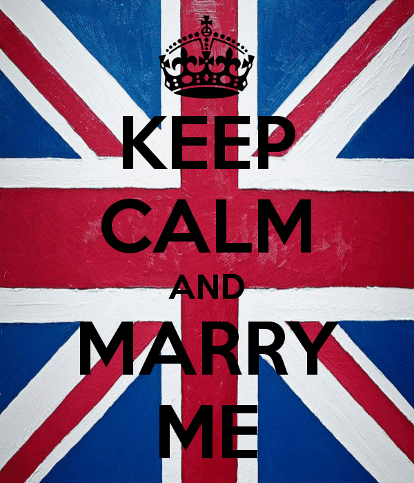 Keep Calm And Marry Me Picture