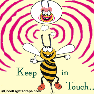 Keep In Touch Bee Animated Picture