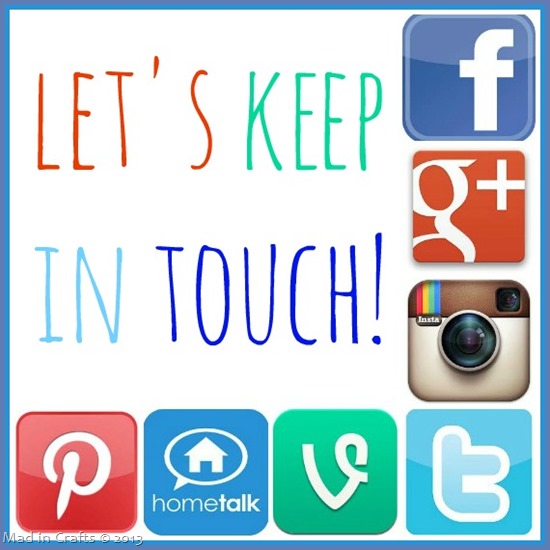 Let's Keep In Touch By Social Networking