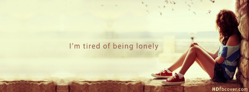Lonely Girl Facebook Cover Photo