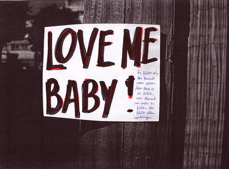 Love Me Baby Note On Tree
