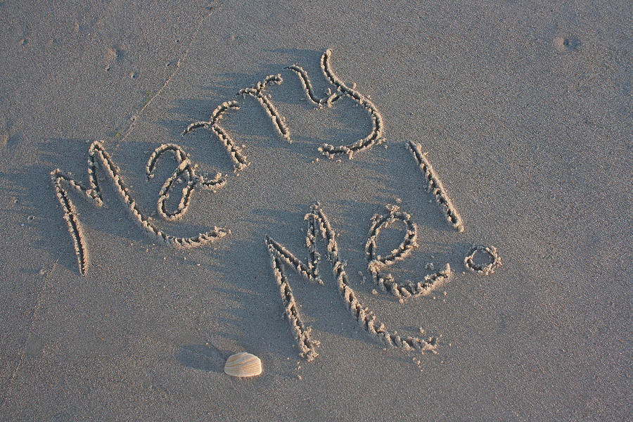 Marry Me Written On Sand