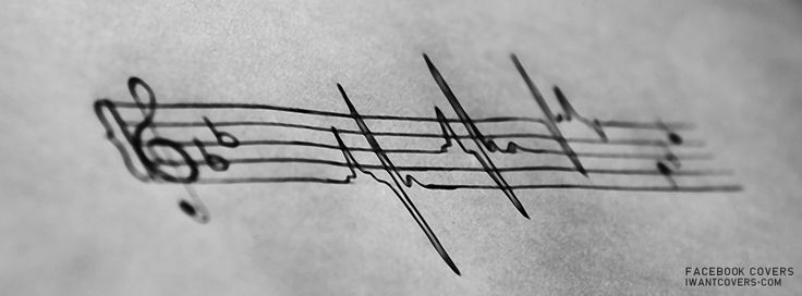 Music Heart Beat Facebook Cover Photo