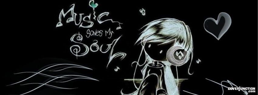 Music Saves My Soul Facebook Cover Photo