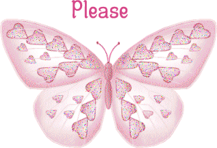 Please Butterfly Glitter