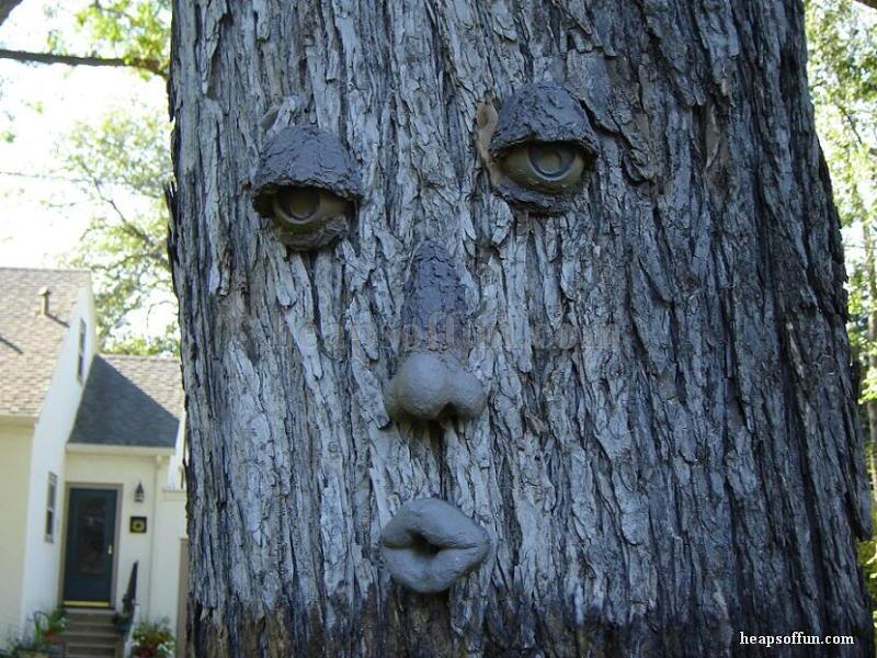 Pouting Face Funny Tree