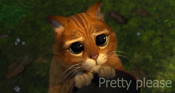 Pretty Cat Says Please